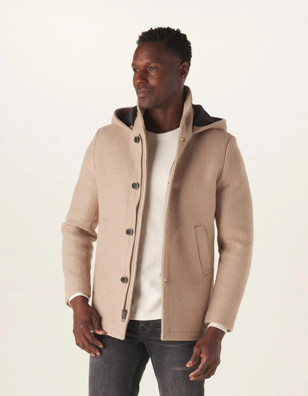 Balboa City Peacoat in Maple
 from The Normal Brand.