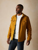 Brightside Flannel Lined Workwear Jacket in Gold from The Normal Brand.