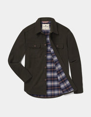 Brightside Flannel Lined Workwear Jacket in Green from The Normal Brand.