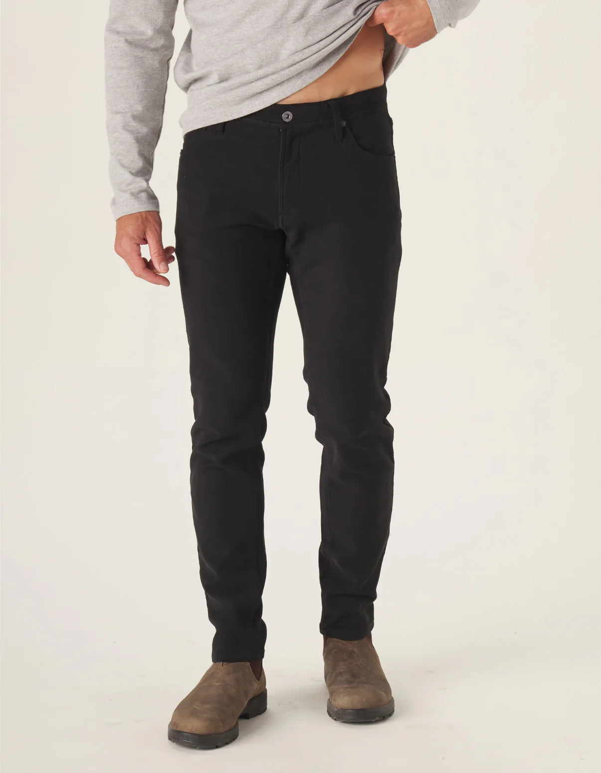 Comfort Terry Pant in Black from The Normal Brand.