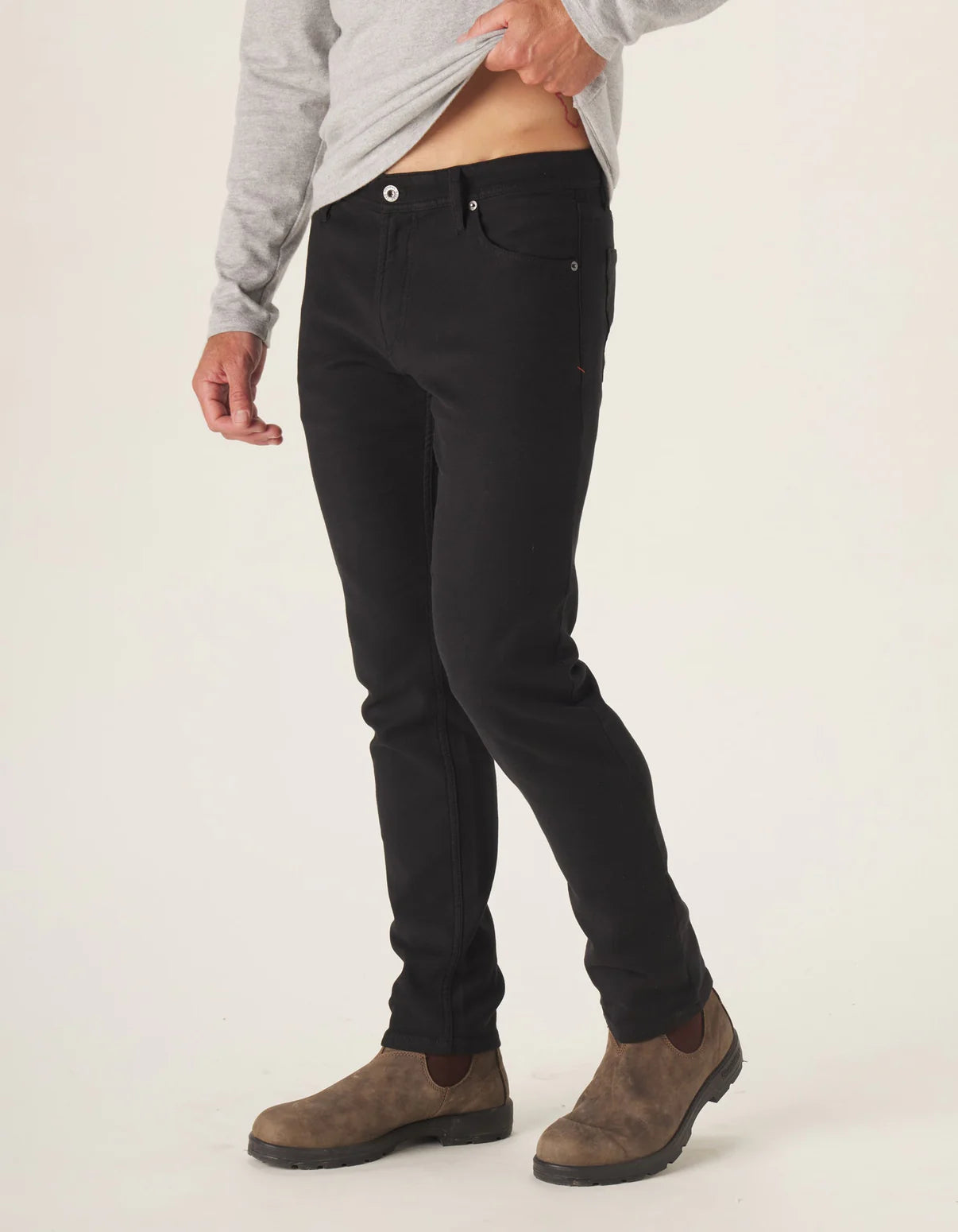 Comfort Terry Pant in Black from The Normal Brand.