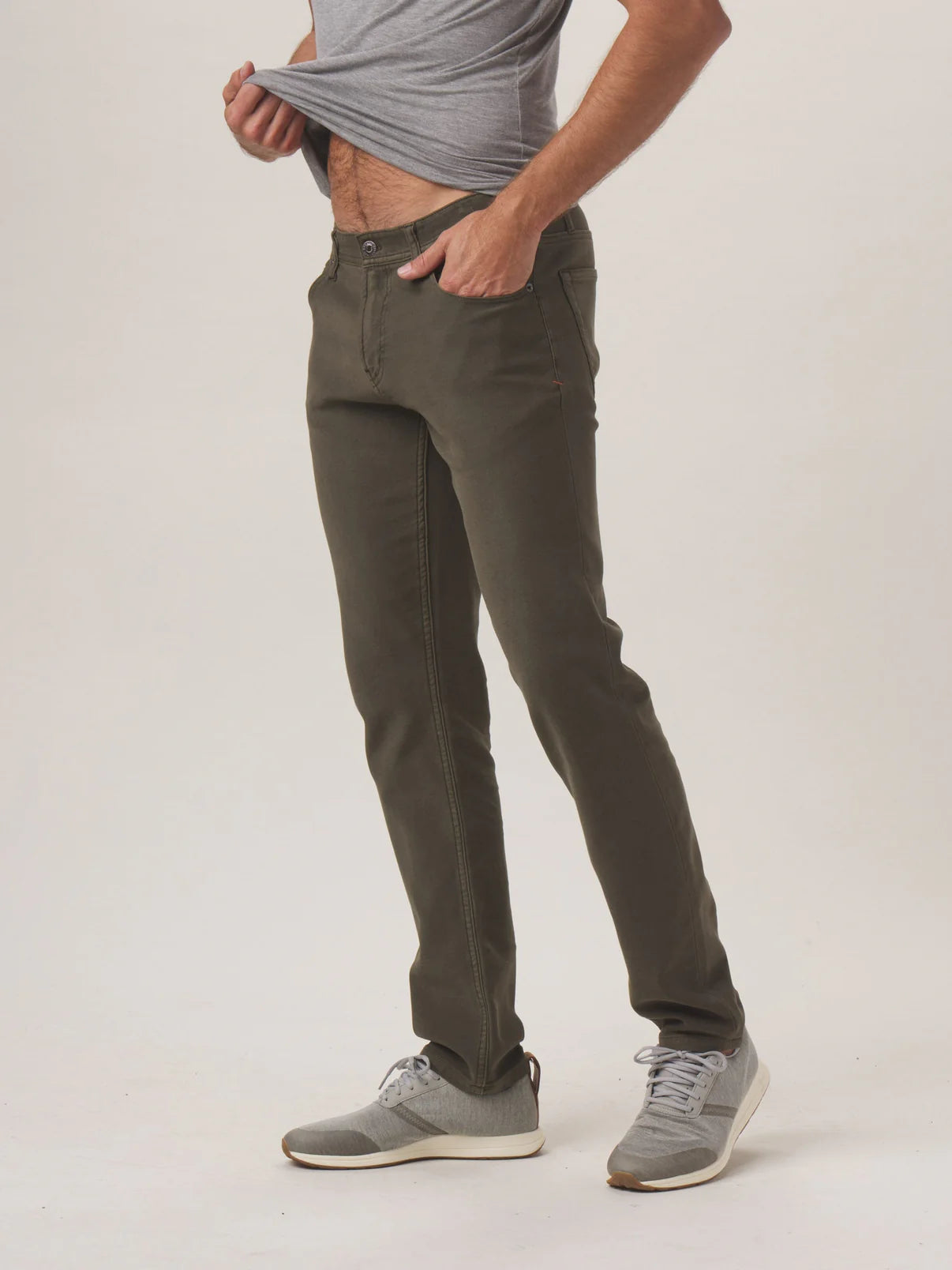 Comfort Terry Pant in Olive from The Normal Brand.