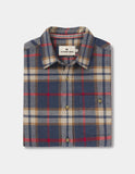 Hudson Double Brushed Flannel in Eventide Plaid from The Normal Brand.