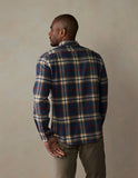 Hudson Double Brushed Flannel in Eventide Plaid from The Normal Brand.