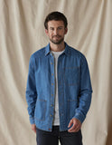 Lightweight Denim Overshirt in Medium Wash from The Normal Brand.