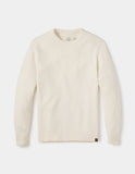 Pique Stitch Crew in Ivory from The Normal Brand.