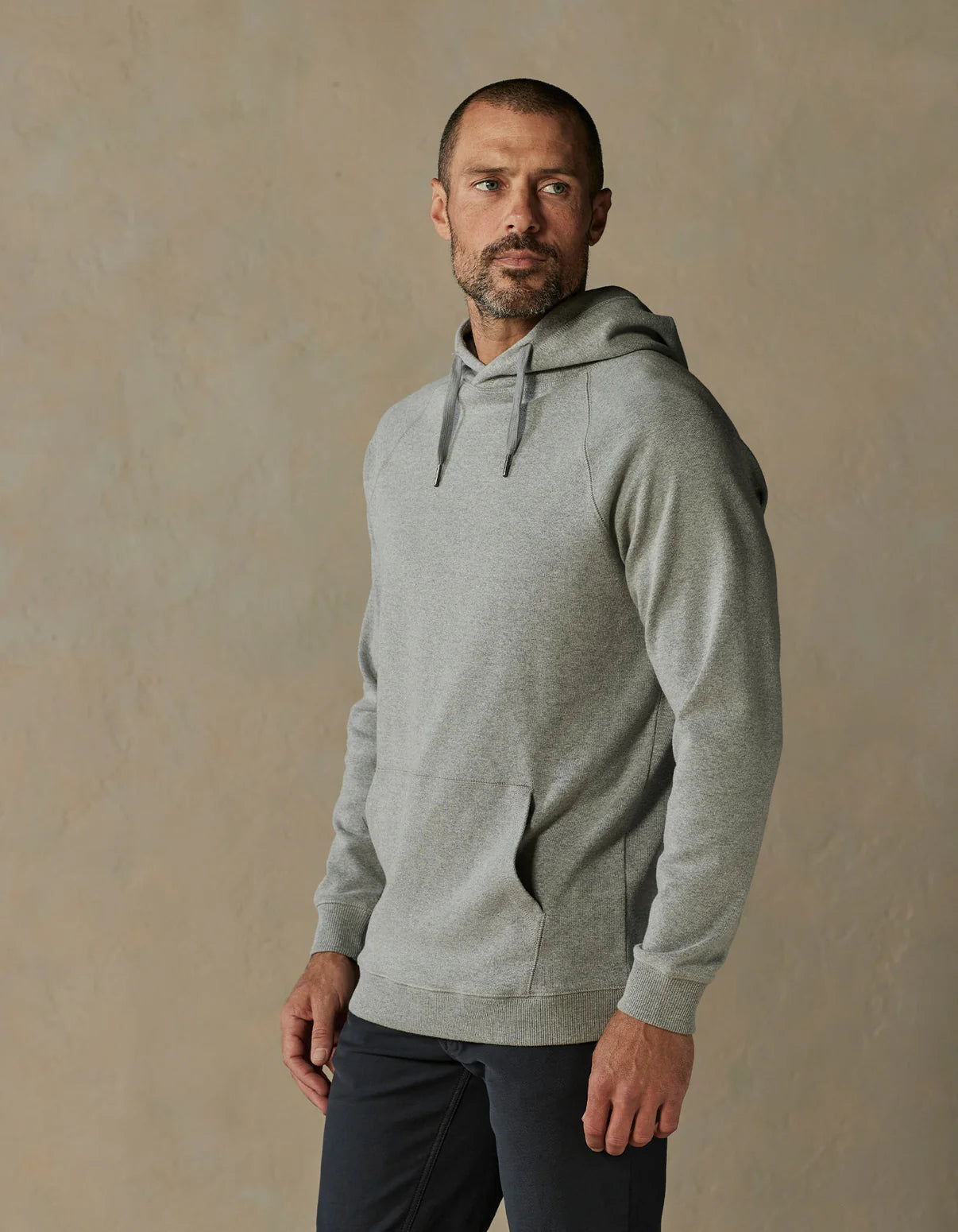 Puremeso Weekend Hoodie in Athletic Grey from The Normal Brand.