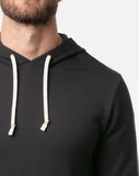 TravisMathew Cloud Hoodie in the color black.