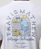 A white t-shirt form TravisMathew.