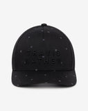 TravisMathew Shipwreck Beach Snapback Hat in the color black.