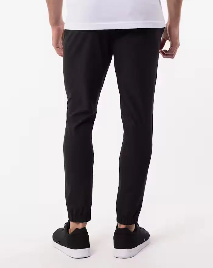 TravisMathew Travel Pant 2.0 Jogger in the color black.