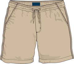 7" Pull-On Linen Short