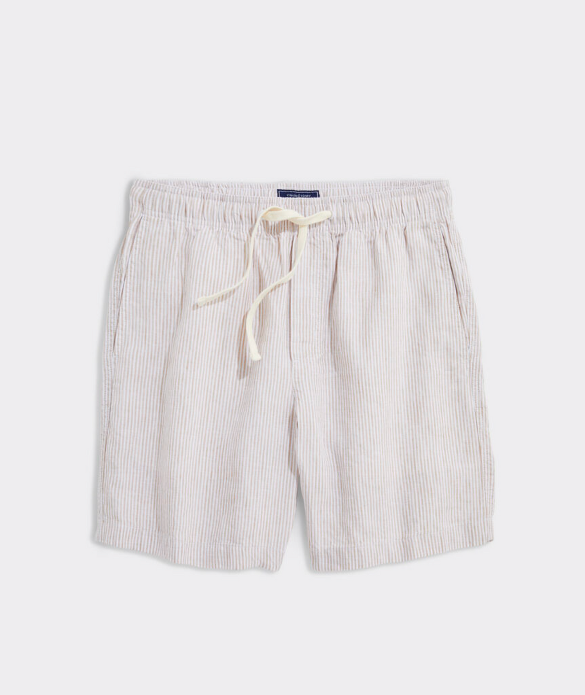 Vineyard Vines 7" Pull-On Linen Short | Cappuccino