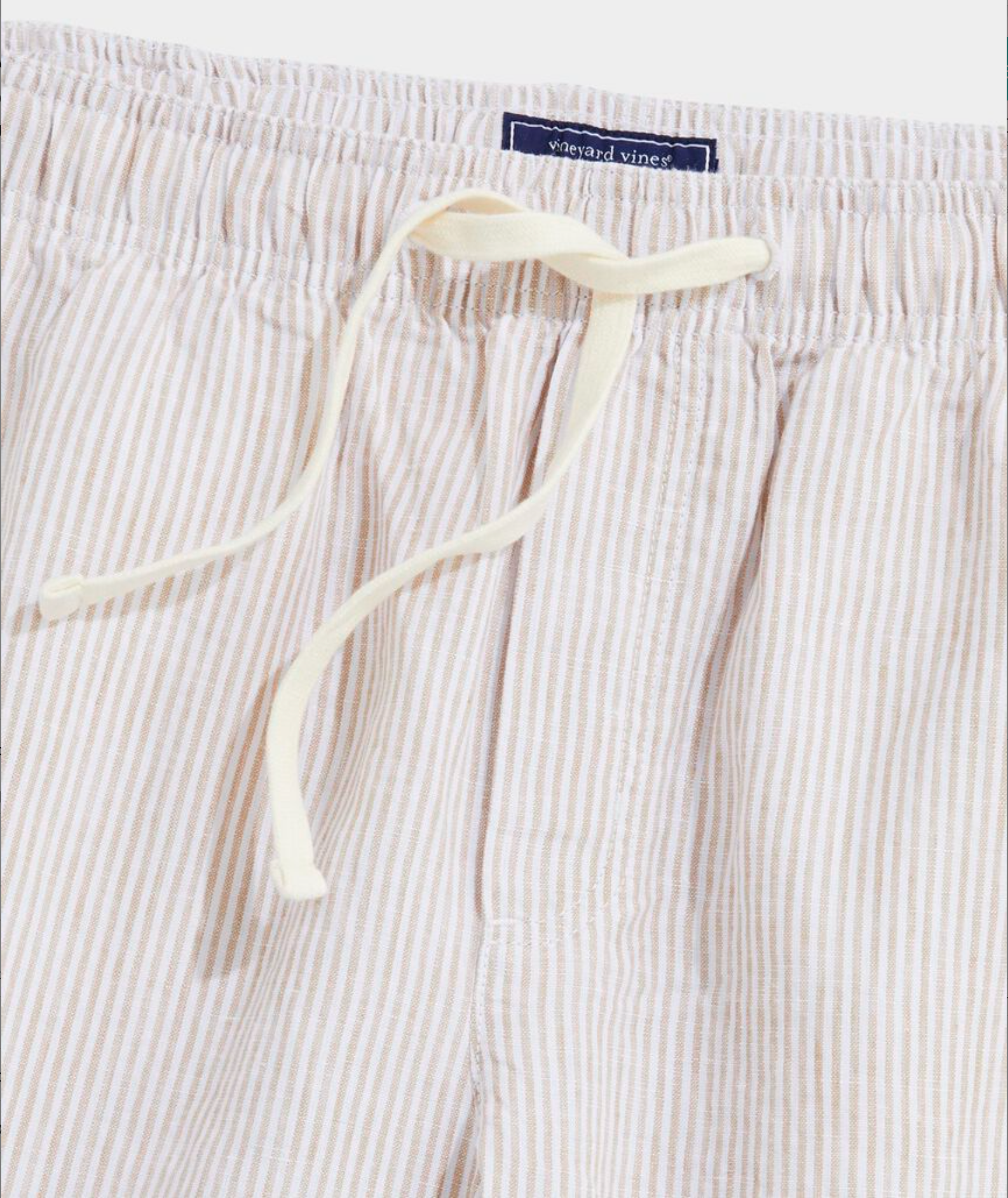 Vineyard Vines 7" Pull-On Linen Short | Cappuccino