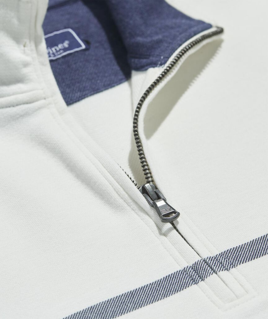 Breton Stripe Saltwater Quarter-Zip