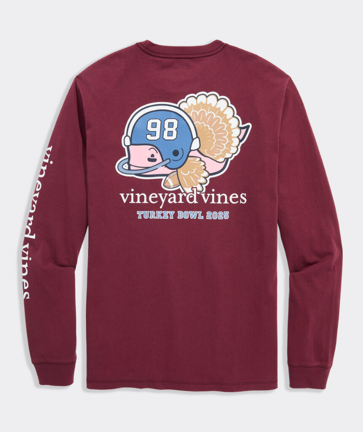 Football Turkey Whale Long Sleeve Tee