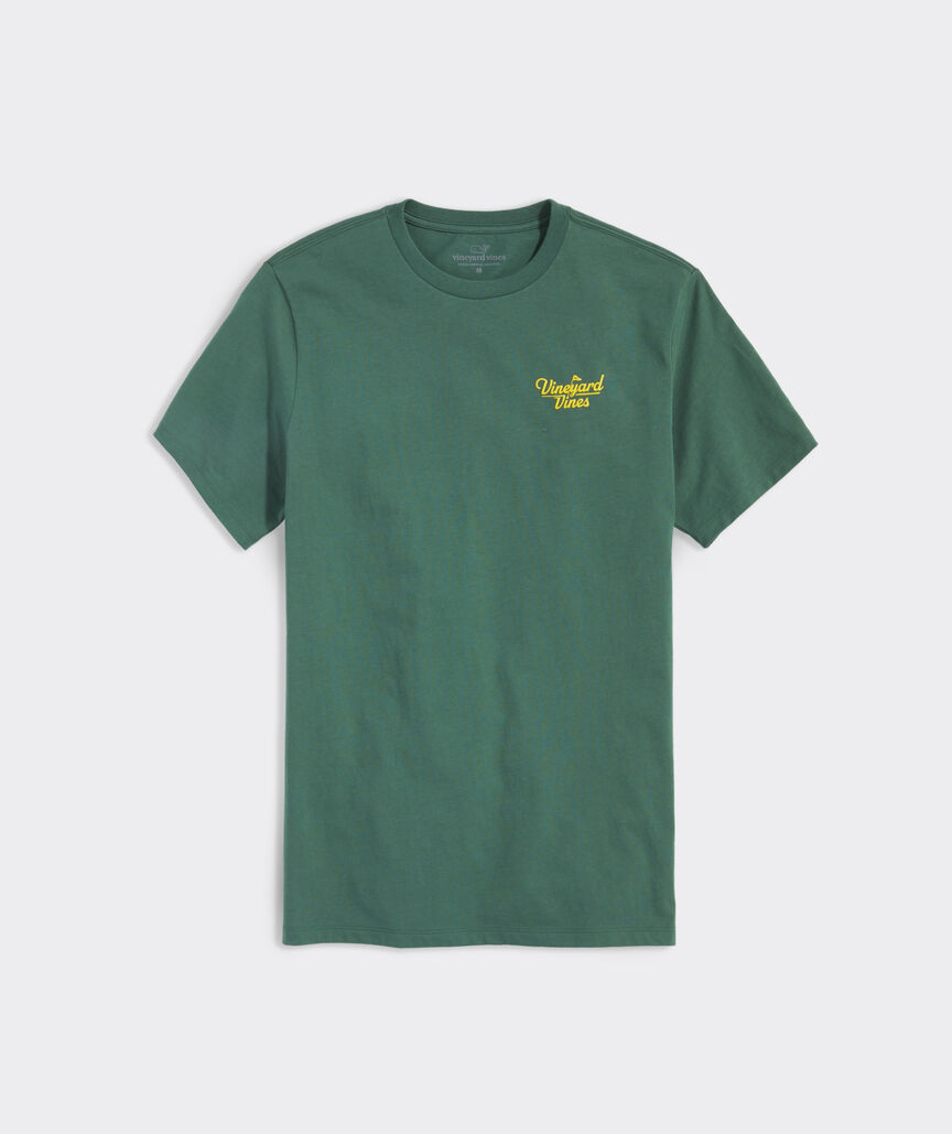 Vineyard Vines Golf Flag Short Sleeve Tee | Hunter Green