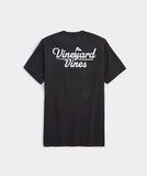 Vineyard Vines Golf Flag Short Sleeve Tee | Jet Black