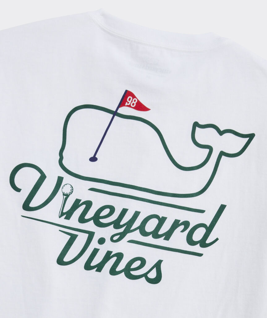 Vineyard Vines Golf Flag Short Sleeve Tee | White Cap