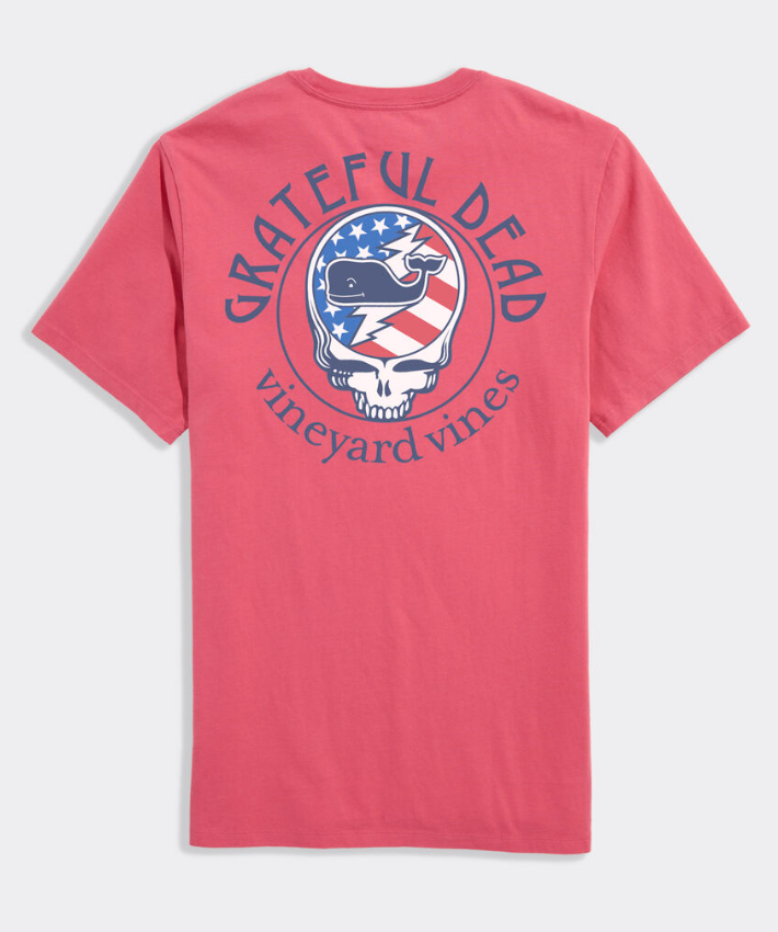 Grateful Dead USA Short Sleeve Pocket Tee