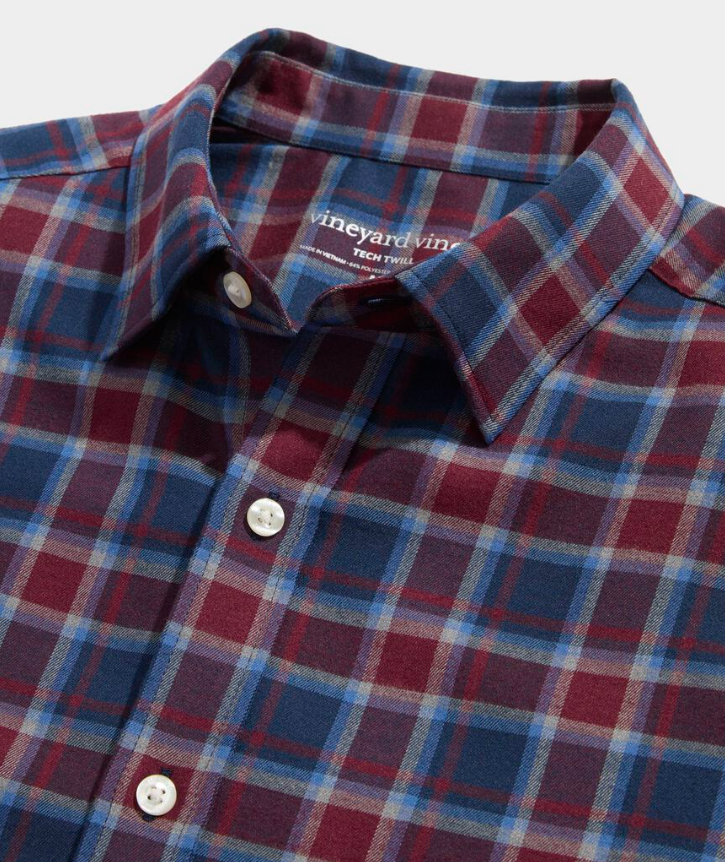 Jethro Plaid Tech Twill Shirt