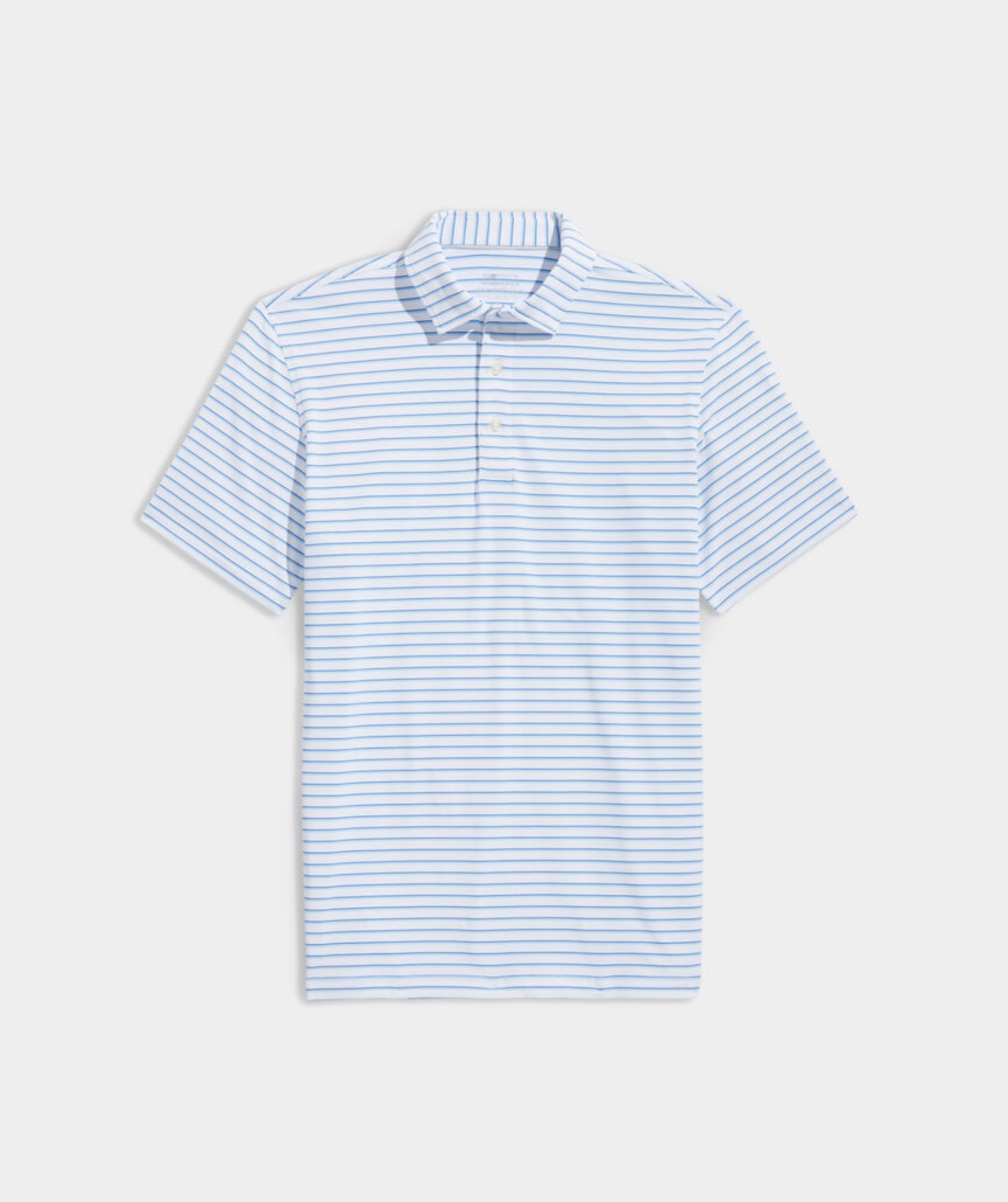 Vineyard Vines Short Sleeve Palmero Polo | White & Jake Blue Spnkr