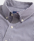 Vineyard Vines Stripe Stretch Poplin Shirt | Nautical Navy