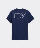 Vineyard Vines Whale Club Short Sleeve Pocket Tee | Blue Blazer