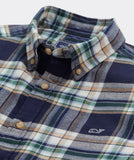 Vineyard Vines Flannel Plaid Whale Shirt