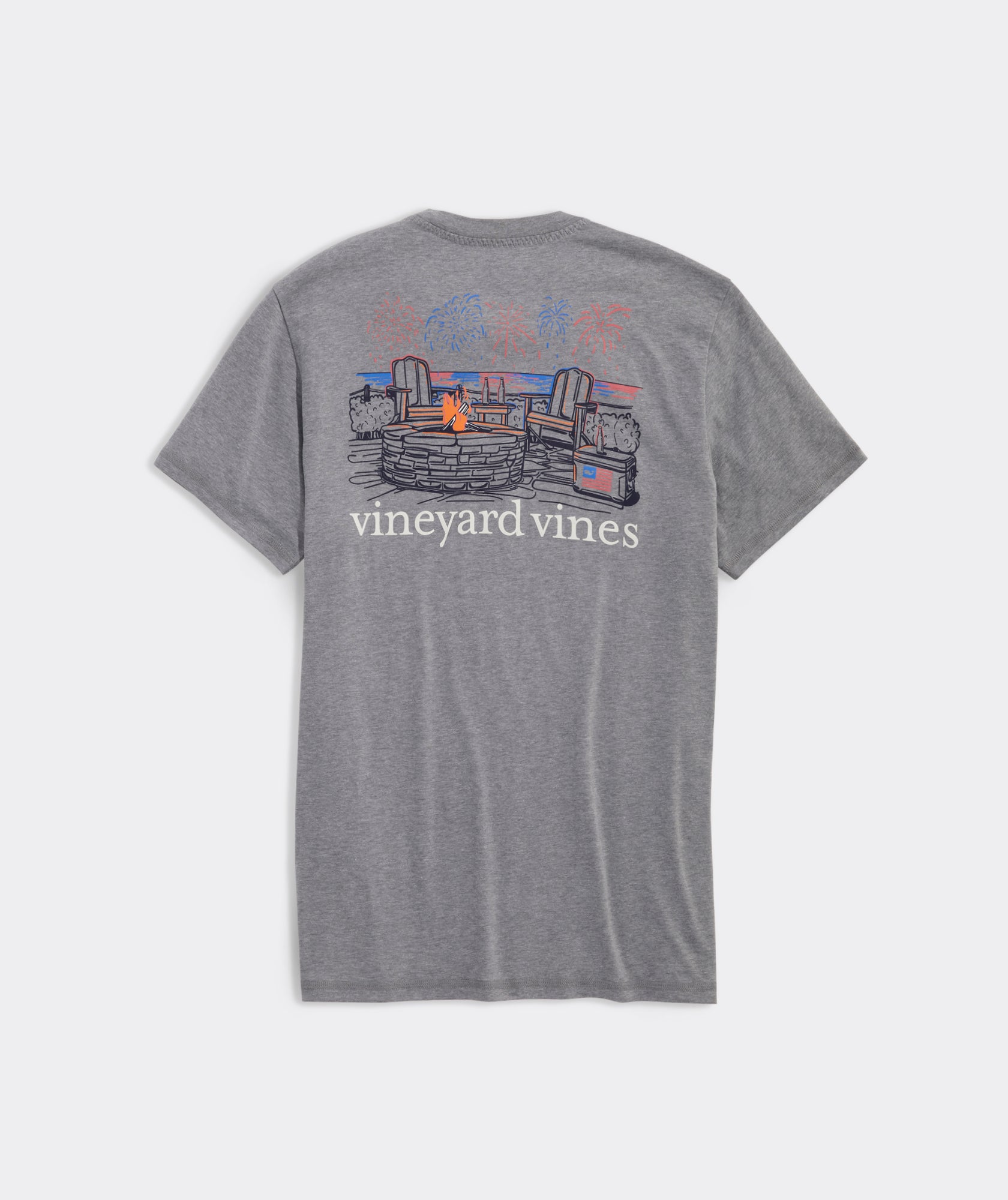 Fire-Pit Fireworks Short Sleeve Dunes