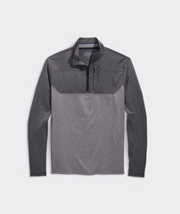 A men's On-The-Go Shep Shirt in the color gray. Designed by Vineyard Vines.
