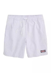 Vineyard Vines Chappy Swim Trunks in the color White.