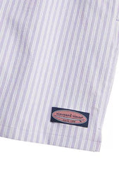 Vineyard Vines Chappy Swim Trunks in the color white.