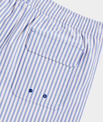 Vineyard Vines Chappy Swim Trunks in the color blue.