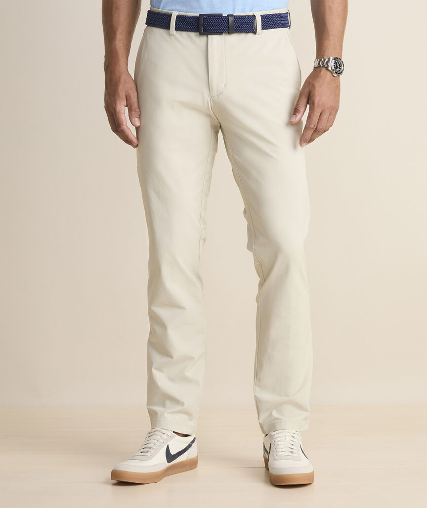 On-The-Go Pant in white.