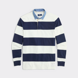 Pieced Stripe Rugby Shirt