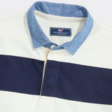 Pieced Stripe Rugby Shirt