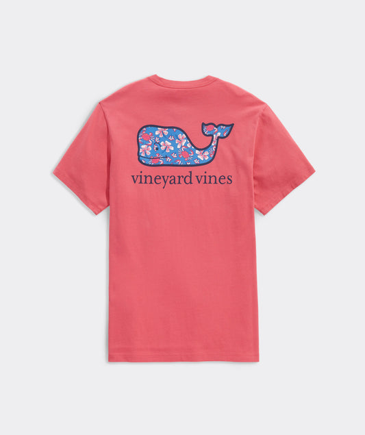 a red vineyard vines t - shirt with a blue whale on it. 1680
