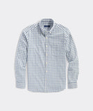 Vineyard Vines Indigo Check Twill Shirt.