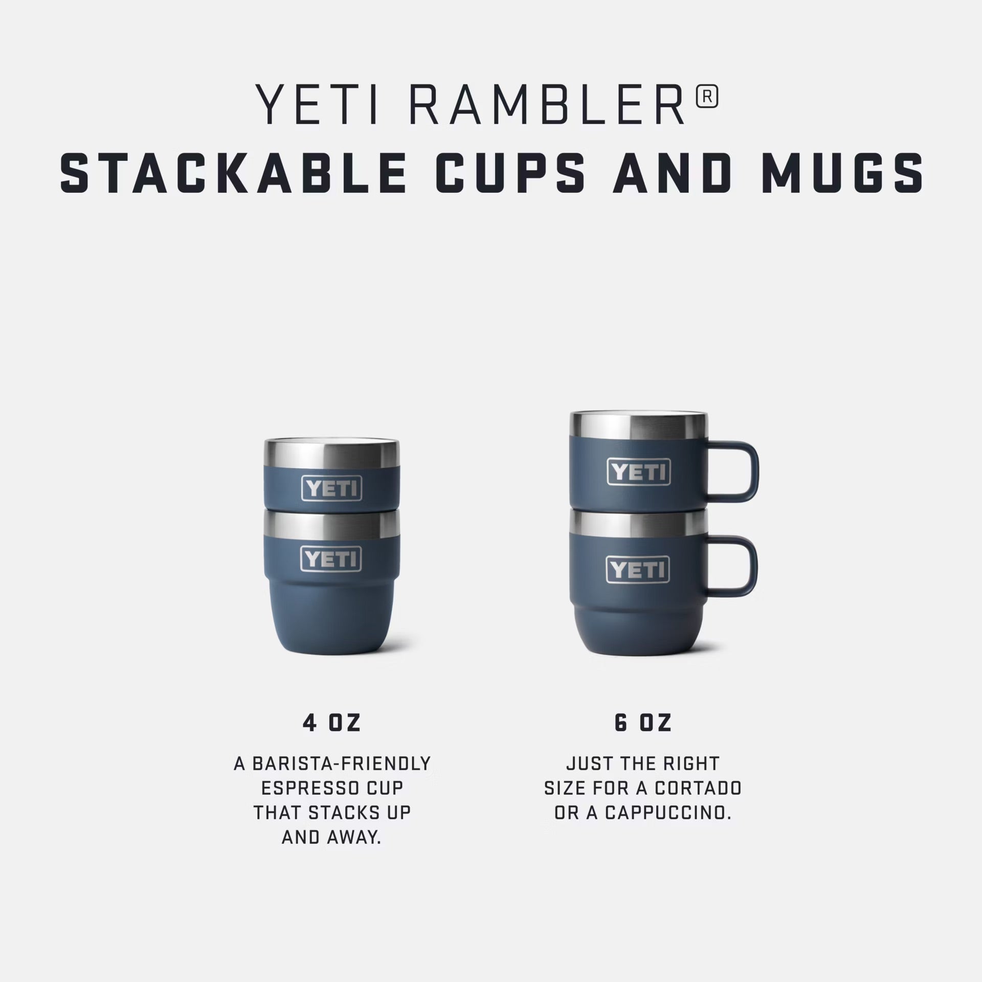 Rambler 6 oz Stackable Mugs (2 Pack)