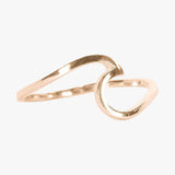 Pura Vida Wave Ring Rose Gold - Size 7