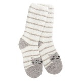 Knit Pickin Crew Socks - Cat Stripe