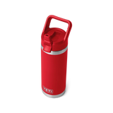 Rambler 18 oz Water Bottle With Straw Cap - Rescue Red