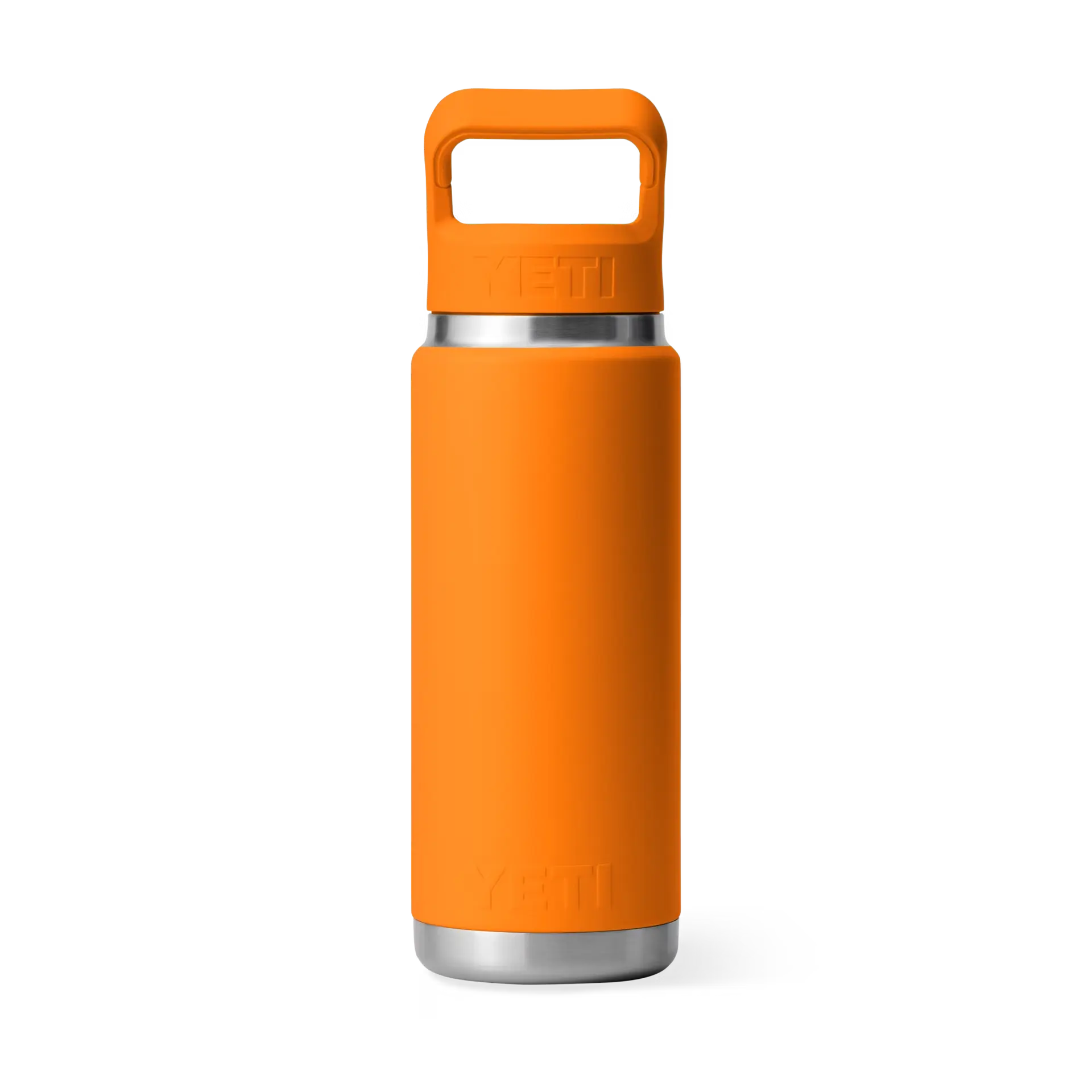 YETI Rambler 26 oz Water Bottle With Straw Cap - King Crab Orange