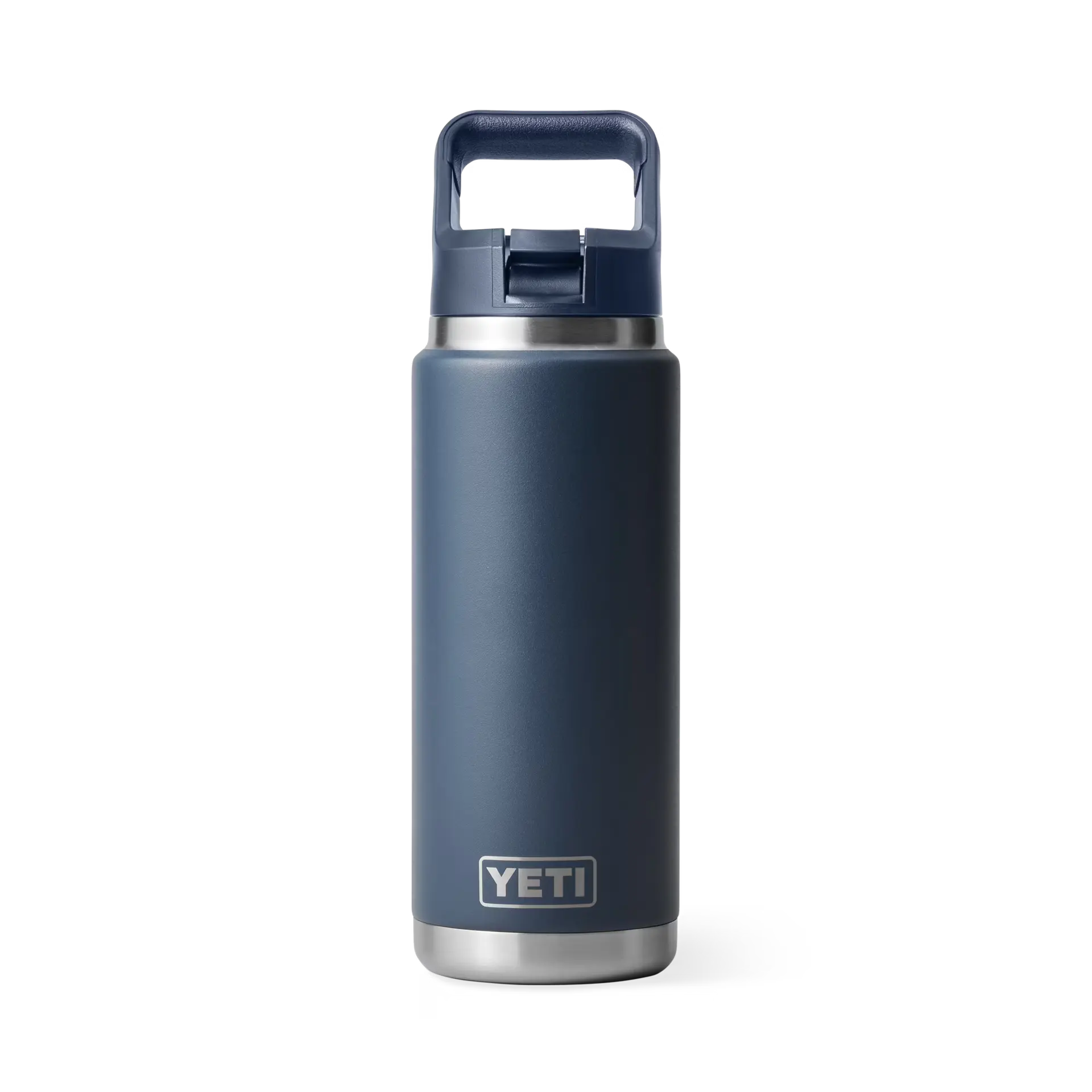 YETI Rambler 26 oz Water Bottle With Straw Cap - Navy