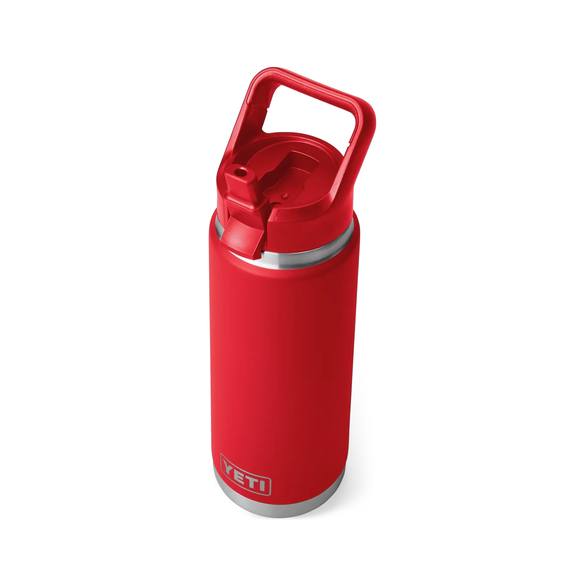 YETI Rambler 26 oz Water Bottle With Straw Cap - Rescue Red