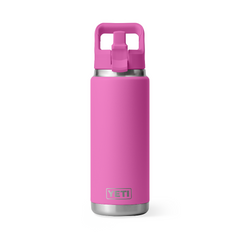 YETI Rambler 26 oz Water Bottle With Straw Cap - Wildflower Fuchsia