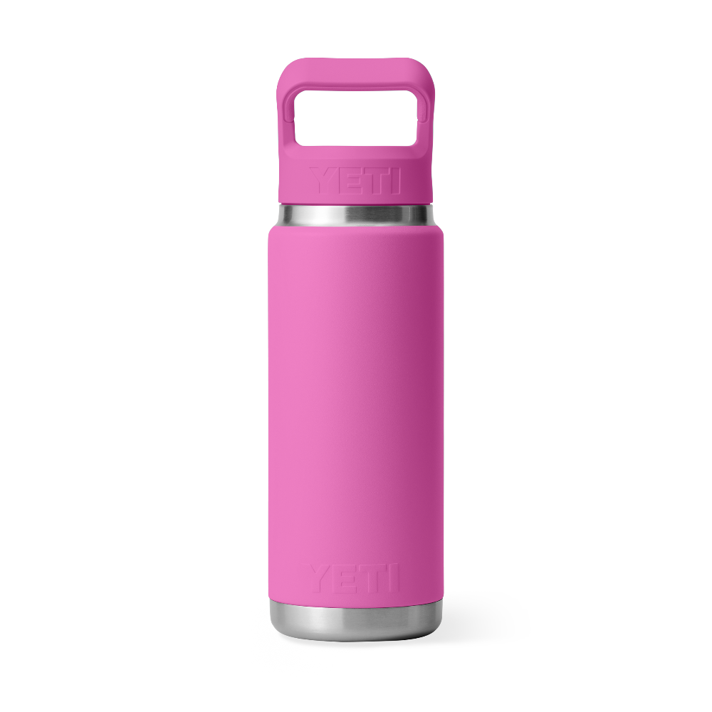 YETI Rambler 26 oz Water Bottle With Straw Cap - Wildflower Fuchsia