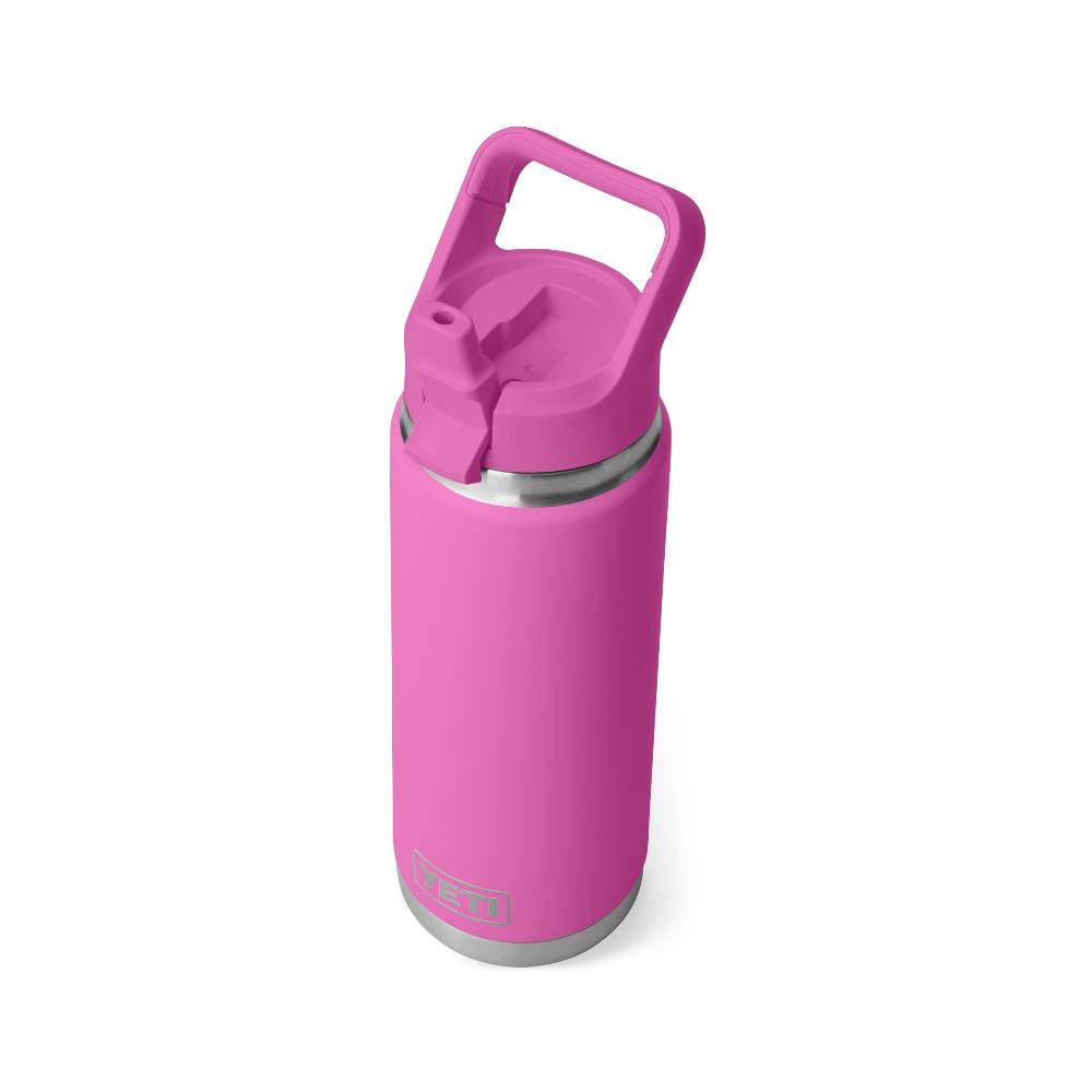 YETI Rambler 26 oz Water Bottle With Straw Cap - Wildflower Fuchsia