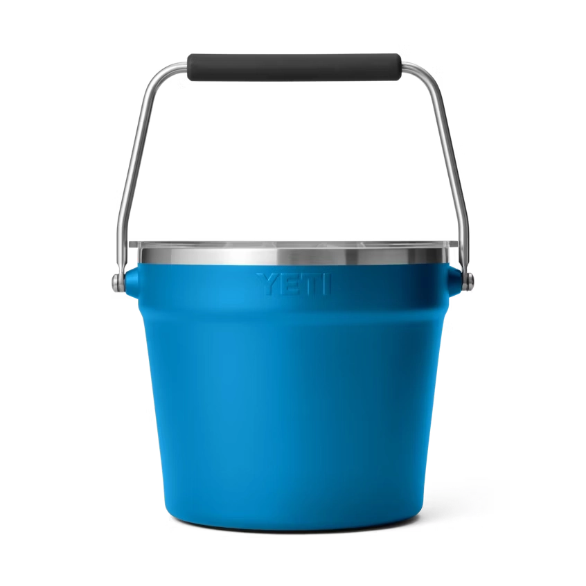 YETI Rambler Beverage Bucket in Big Wave Blue.